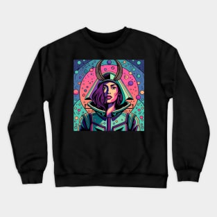 Blazeburner Futurism Robox Character Crewneck Sweatshirt